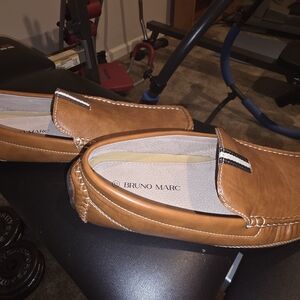 Bruno Marc Men's Brown Slip-On Loafers
